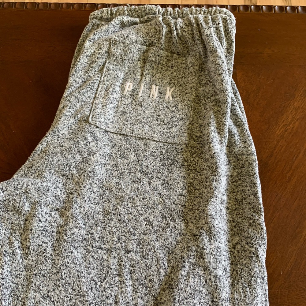grey sweatpants from pink victoria secret